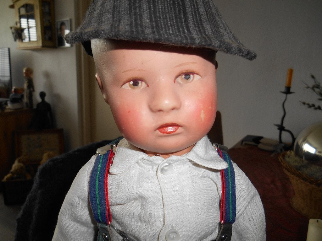 prachtige antieke kathe kruse jongen 45 cm, Ophalen of Verzenden