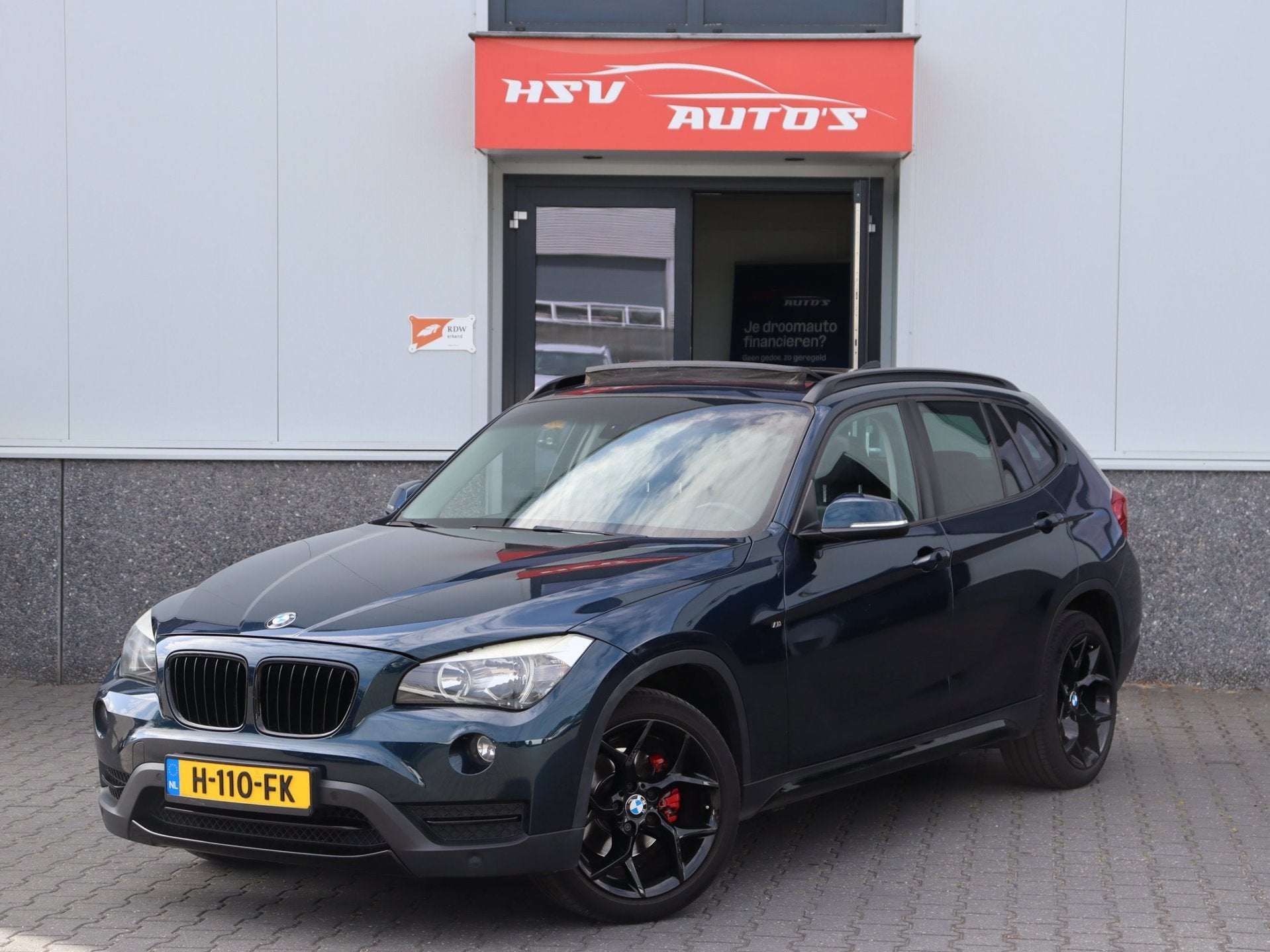 BMW X1 SDrive20i High Executive navi LM airco, Auto's, Euro 6, 4 cilinders, Blauw, 184 pk