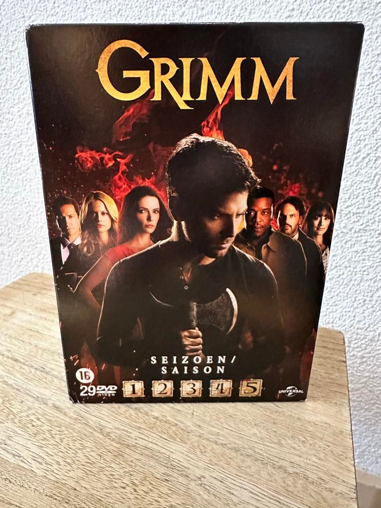 Grimm Seizoen 1-5 DVD Boxset, Vanaf 16 jaar, Boxset, Science Fiction en Fantasy, Ophalen of Verzenden