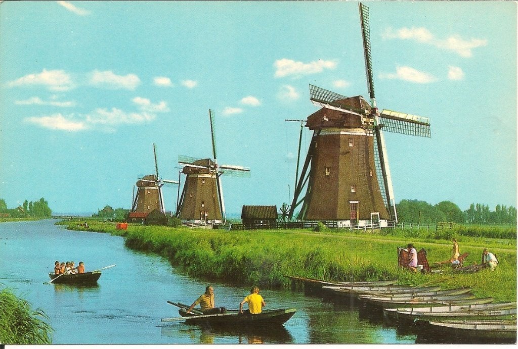Oude ansichtkaart Leidschendam Drie molens Driemanspolder, Verzamelen, Ansichtkaarten | Nederland, Ophalen of Verzenden, 1980 tot heden