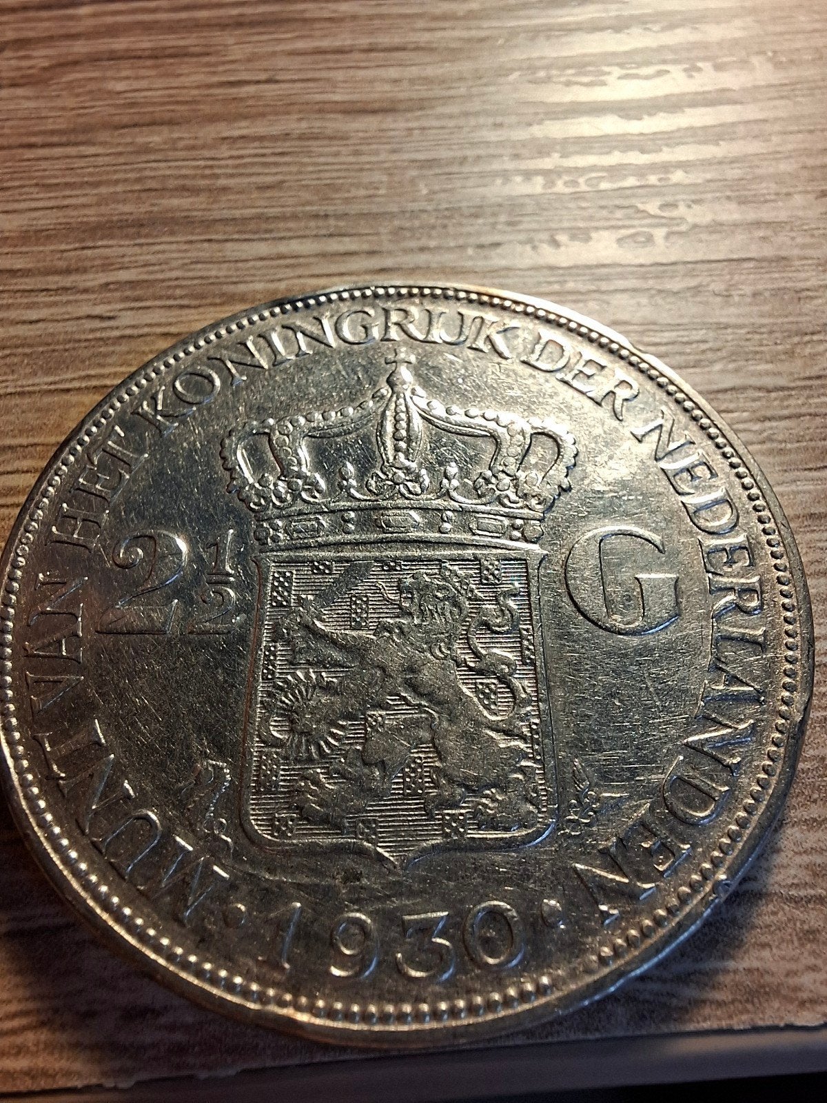 Rijksdaalder 1930 (1) | Wilhelmina | Net exemplaar, Postzegels en Munten, Munten | Nederland, Ophalen of Verzenden, Koningin Wilhelmina