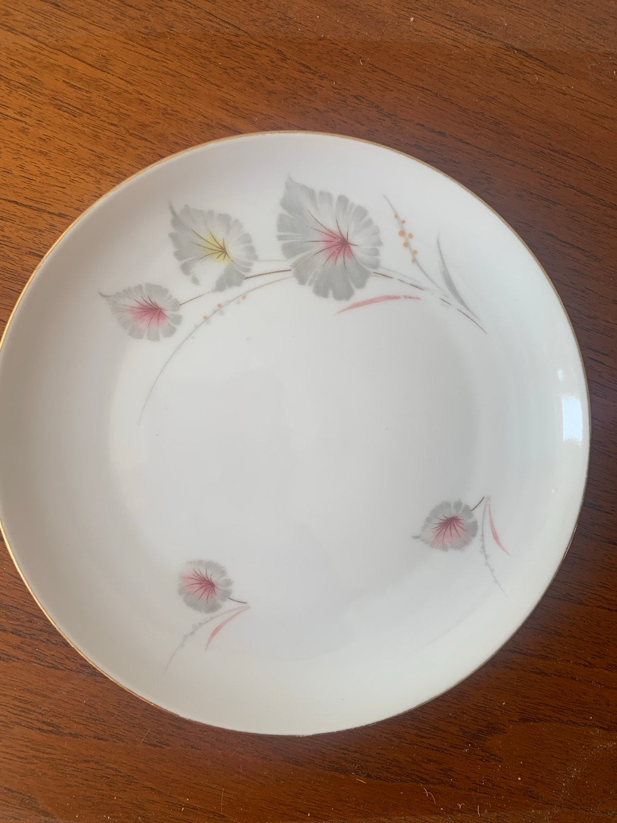 Vintage Eschenbach Bavaria gebaksbordje MCM bloemmotief, Ophalen