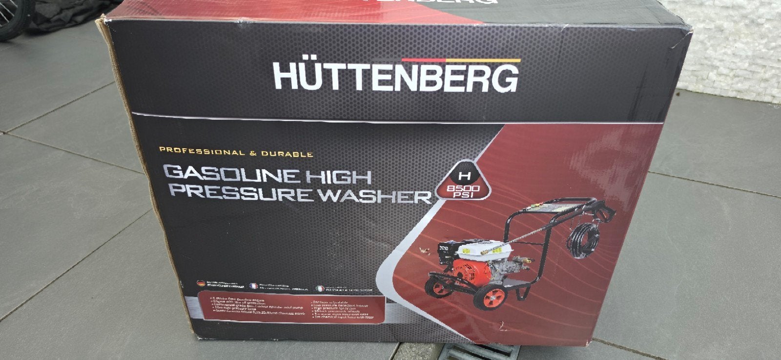 Hüttenberg Benzine Hogedrukreiniger - Nieuw in doos, Ophalen, Nieuw