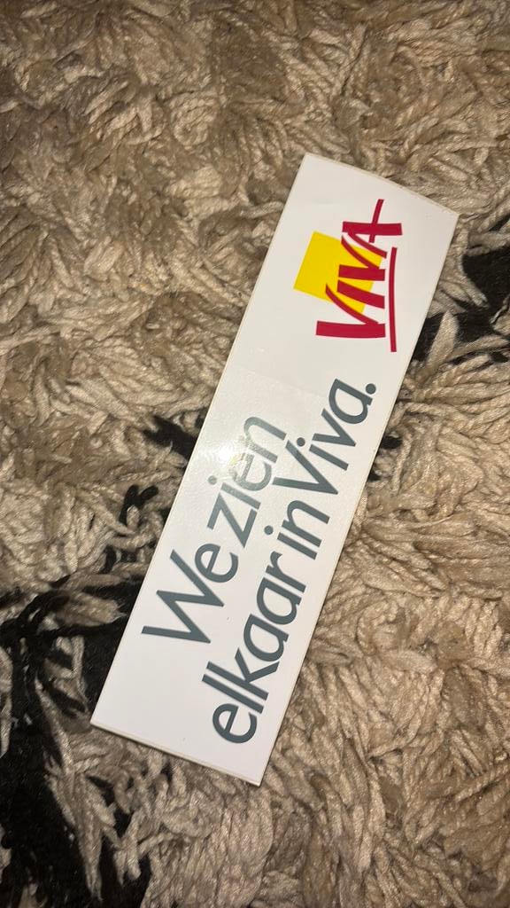 Oude sticker VIVA, Ophalen of Verzenden, Zo goed als nieuw