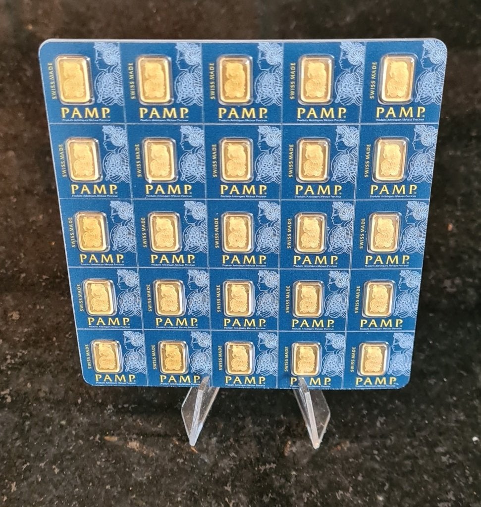 Pamp Suisse 1 gram .999 goud, Ophalen of Verzenden, Goud