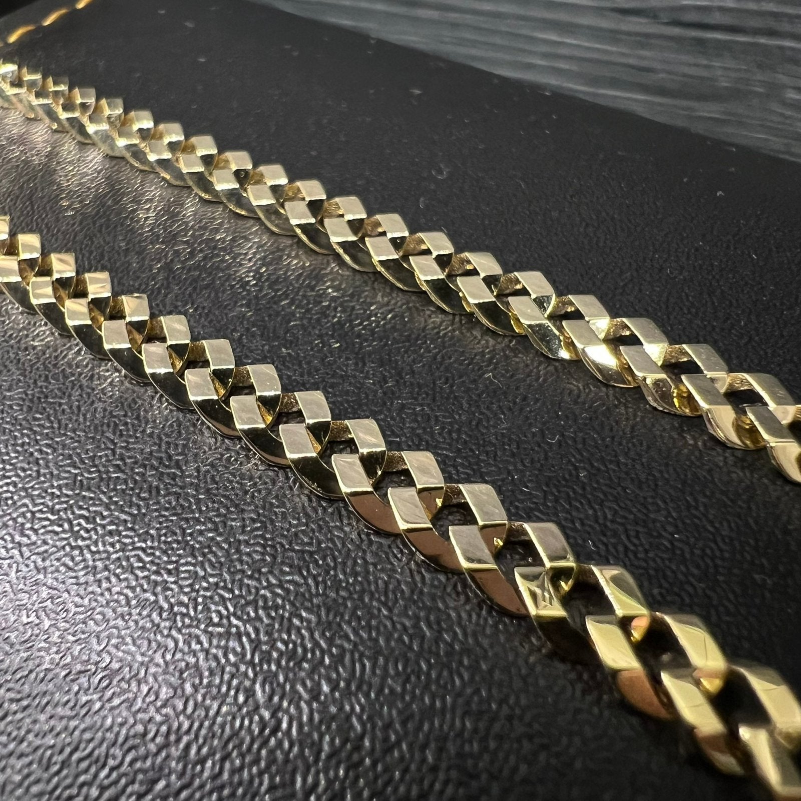 14k gouden ketting cuban gourmet schakel, Ophalen of Verzenden, Nieuw, Goud