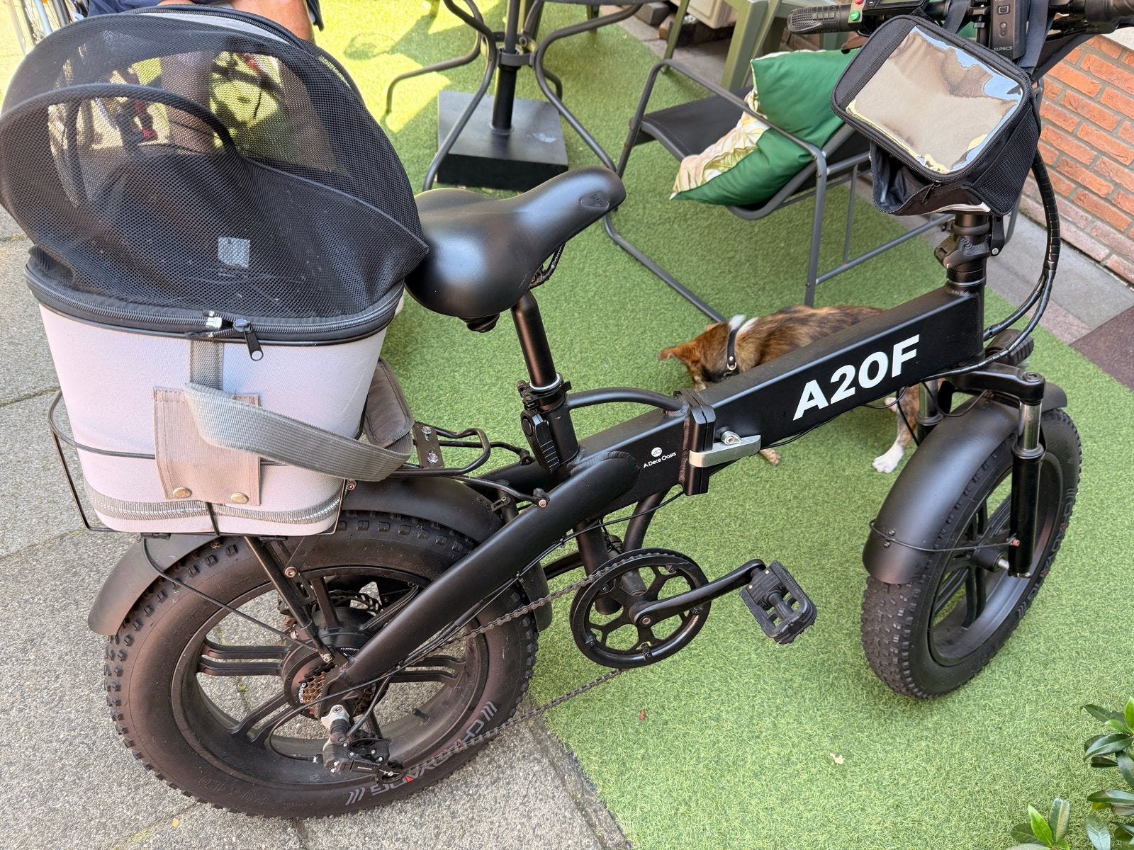 Fatbike - Opvouwbare E-bike (zonder mand!), Zo goed als nieuw, 51 tot 55 cm, 50 km per accu of meer, Ophalen