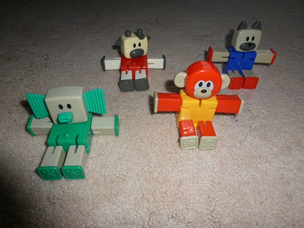 4 leuke dieren die je zelf kunt veranderen, Ophalen of Verzenden, Zo goed als nieuw, Jongen of Meisje