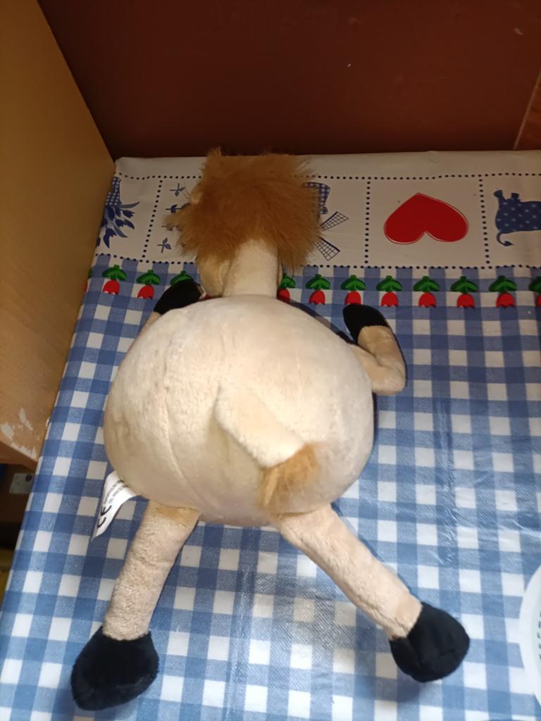 Witte Reus leeuw knuffel 32 cm groot, Ophalen of Verzenden, Zo goed als nieuw, Overige typen