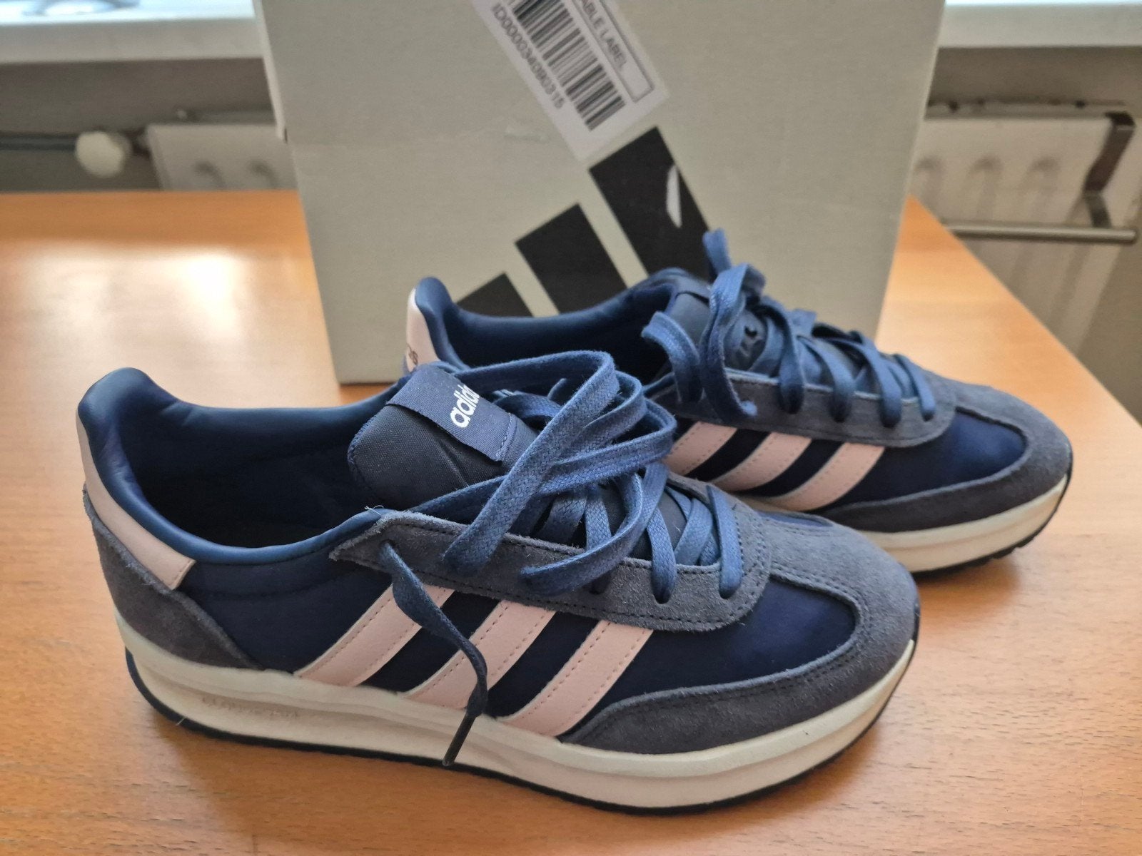 Z.G.A.N Adidas Run 70s 2.0 Sneakers Maat 38 2/3, Ophalen of Verzenden, Blauw, Adidas, Sneakers of Gympen