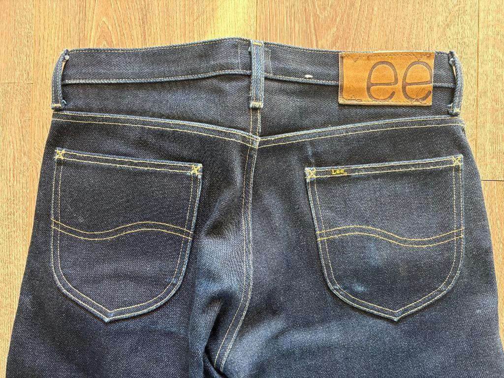 Lee jeans 101z 21oz maat 31/32 selvage denim, W32 (confectie 46) of kleiner, Zo goed als nieuw, Lee, Verzenden