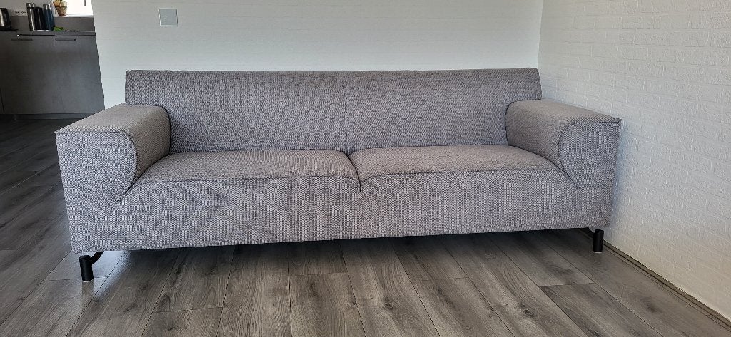 Grijze bank (Stevert), Ophalen, Gebruikt, Driepersoons, 75 tot 100 cm