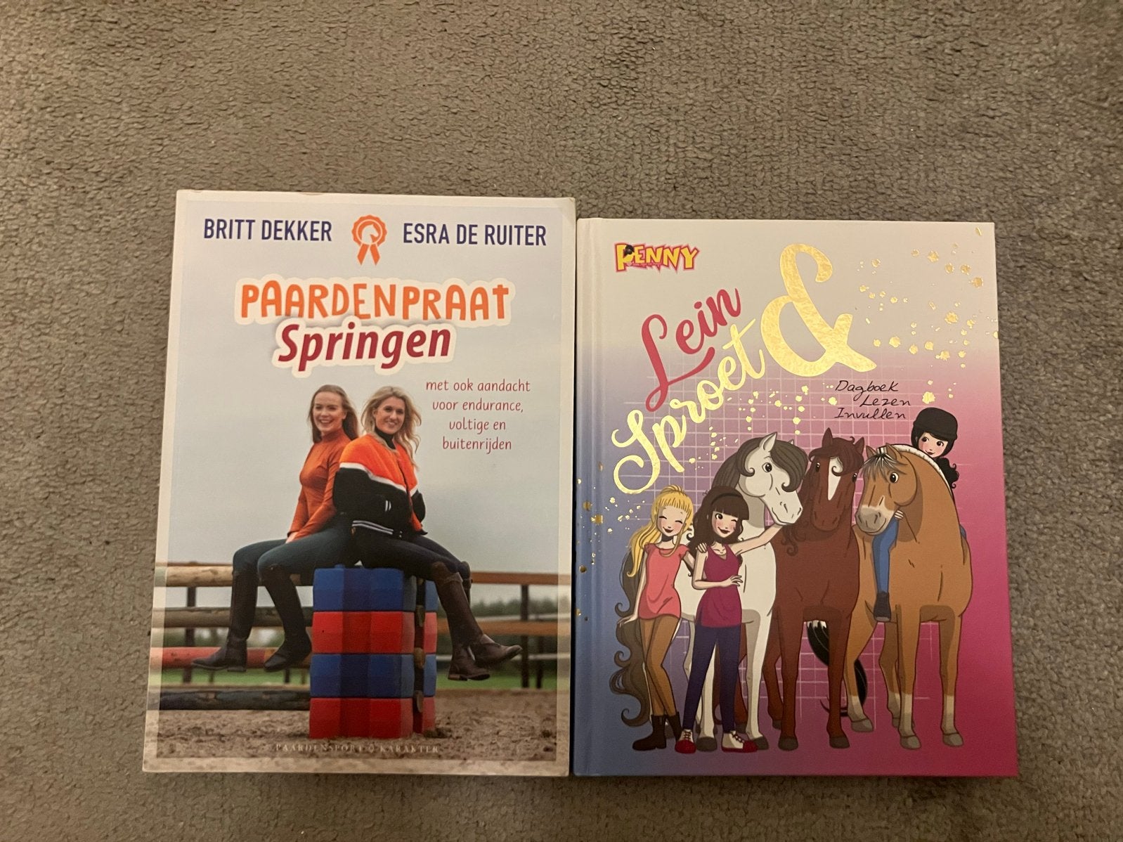 Paardenpraat Springen & Leijn Sproet boeken, Boeken, Ophalen of Verzenden, Zo goed als nieuw, Fictie algemeen