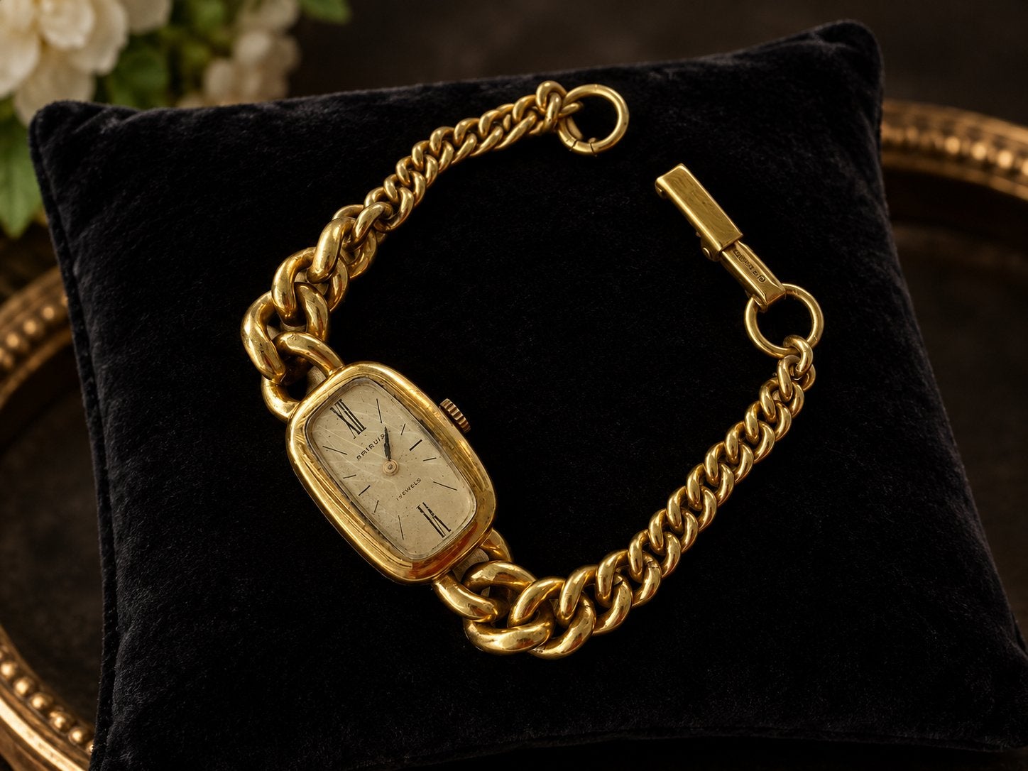 Vintage Prisma schakelarmband horloge Double, Overige merken, Gebruikt, Polshorloge, Ophalen of Verzenden