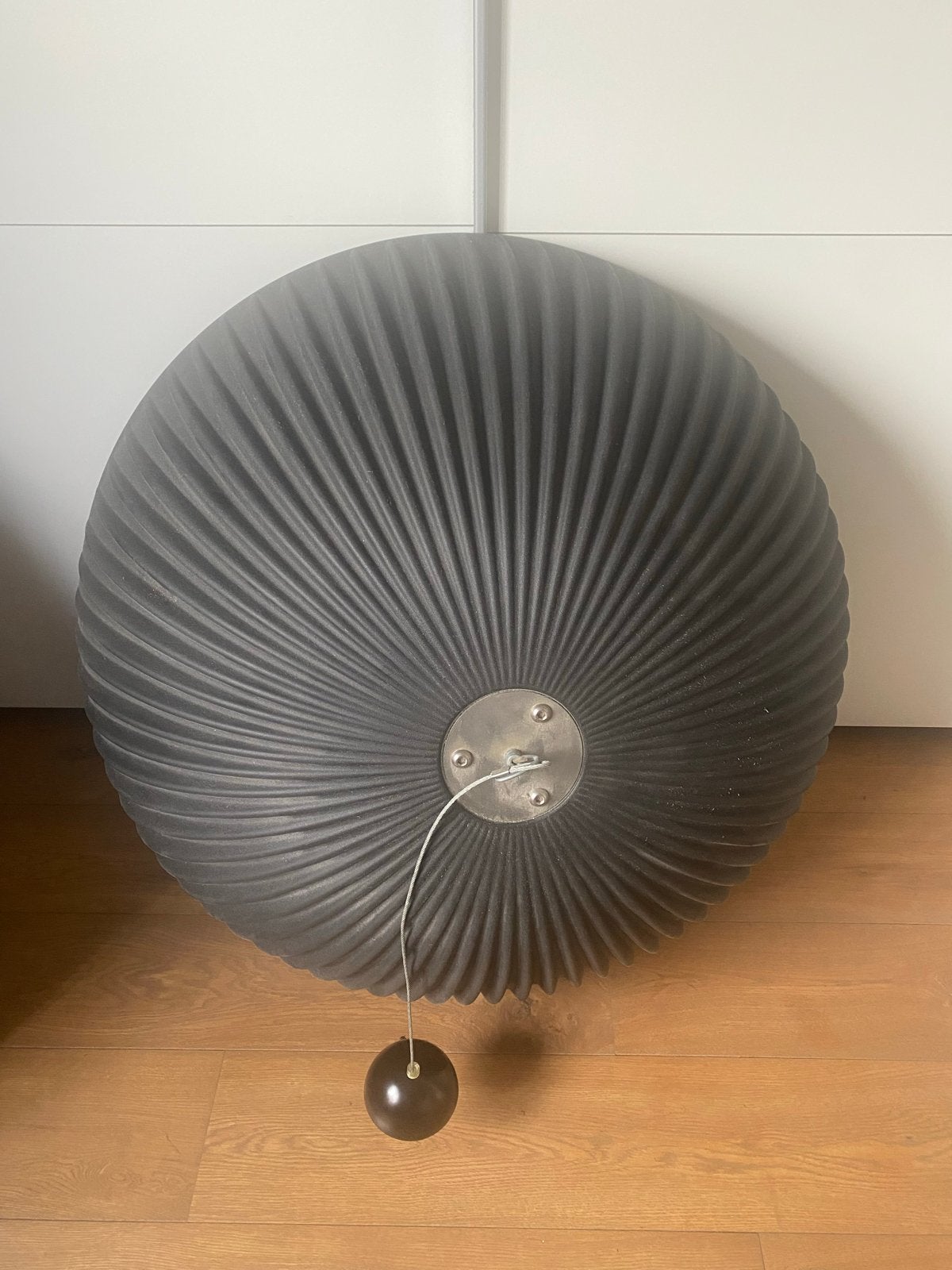 Formadri Dome Rib Zwart - Stijlvolle Hanglamp, Ophalen, Gebruikt, E27 (groot), Modern