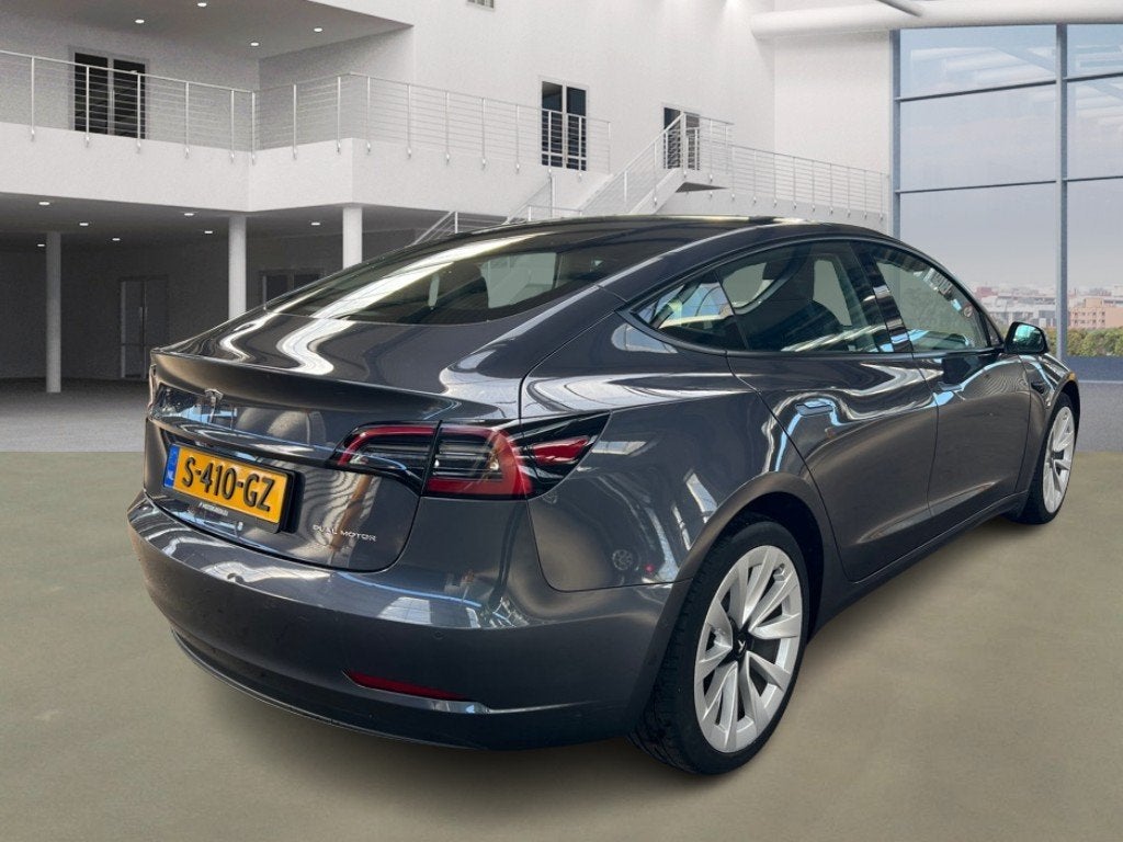 Tesla Model 3 Long-Range AWD 351pk 75 kWh 92.9% SoH [ AUTOPI, Automaat, Gebruikt, Zwart, 351 pk