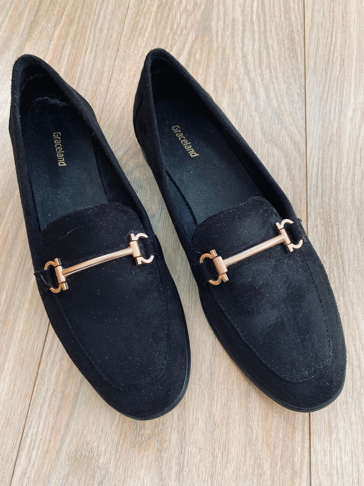 Nette zwarte moccasins, maat 39, Zwart, Ophalen of Verzenden, Espadrilles of Moccasins, Gedragen