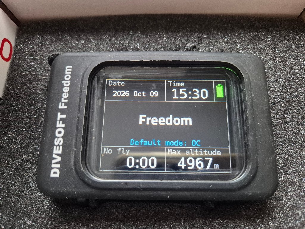 Divesoft Freedom Basic Nitrox / Bottom Timer, Watersport en Boten, Ophalen of Verzenden, Zo goed als nieuw, Duikcomputer