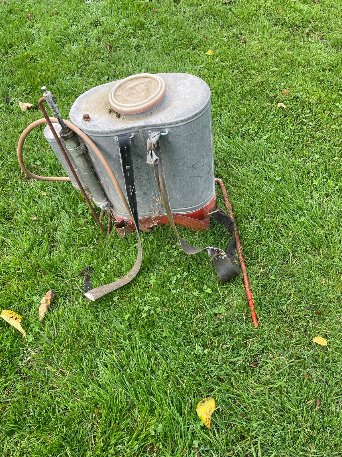 Vintage Hobra rugspuit - Breda, Holland, Ophalen, Gebruikt