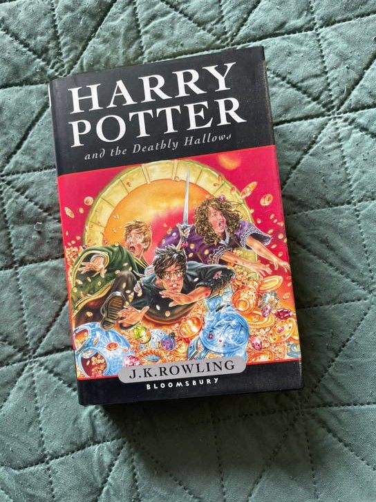 Harry Potter and the Deathly Hallows - Eerste Druk, Ophalen of Verzenden, Zo goed als nieuw, Boek of Poster