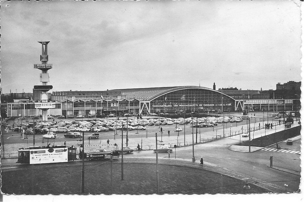 Oude ansichtkaart RAI gebouw Europaplein Amsterdam, Ophalen of Verzenden, 1960 tot 1980, Gelopen, Noord-Holland