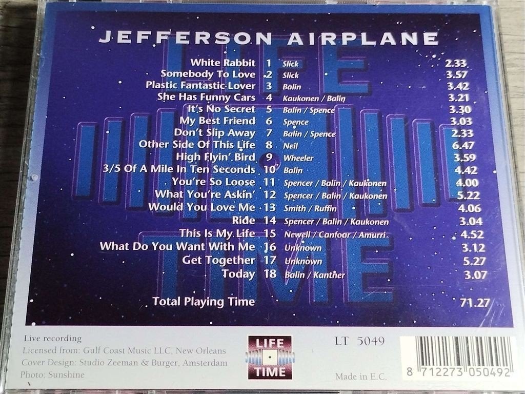 Jefferson Airplane ‎– Somebody To Love, Ophalen of Verzenden, Zo goed als nieuw, Poprock