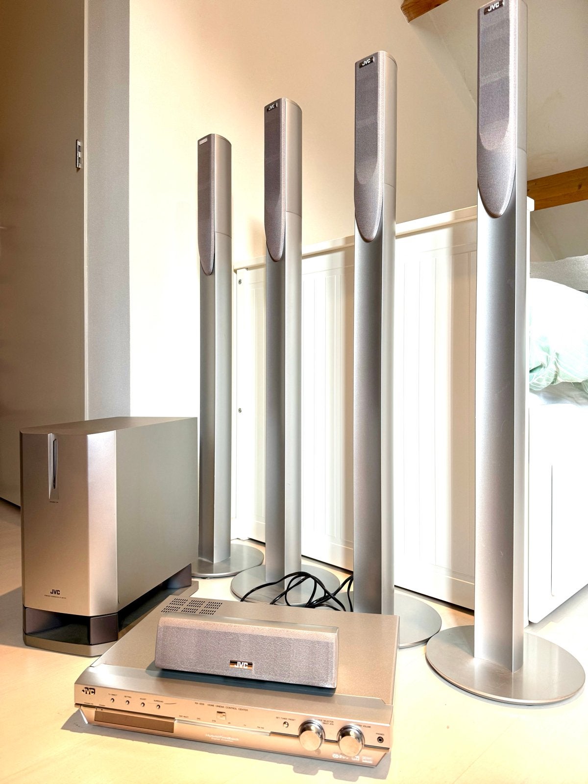 JVC 5.1 home-cinema set, Ophalen, 5.1-systeem, JVC, Dvd-speler