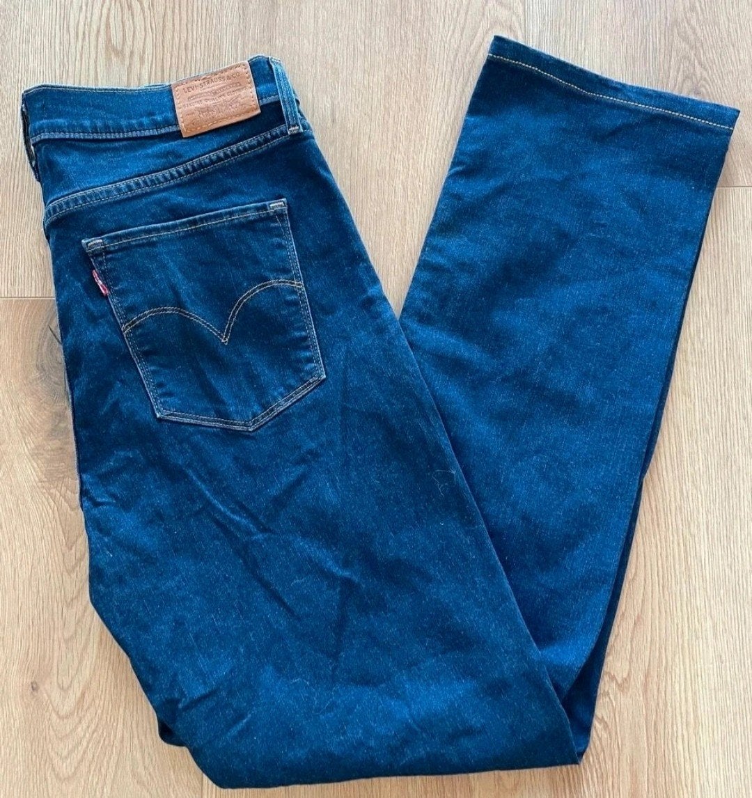 Levi's Premium 314 Shaping Straight Jeans W32, Blauw, Ophalen of Verzenden, Zo goed als nieuw, W30 - W32 (confectie 38/40)