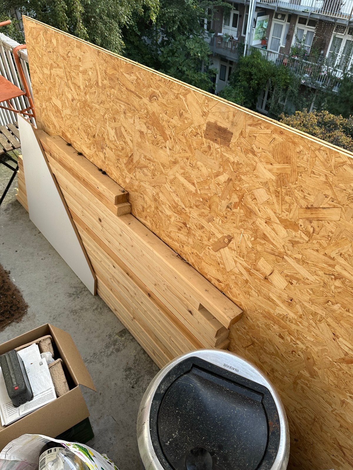 OSB platen en houten balken/planken, Ophalen, Gebruikt, 25 tot 50 mm, 200 tot 250 cm