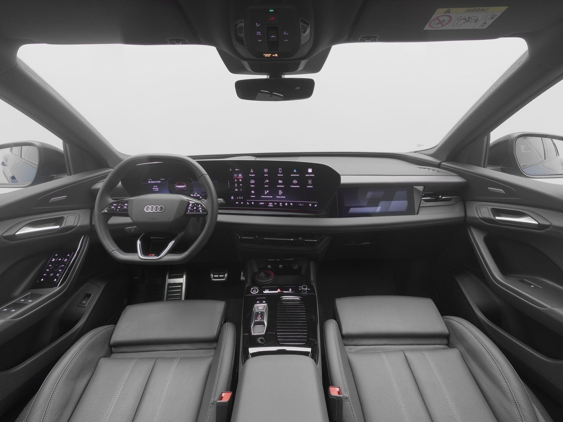 Audi Q6 Etron S edition 83 kWh 252 pk | Luchtvering | Panora, Auto's, Automaat, Achterwielaandrijving, Gebruikt, Zwart