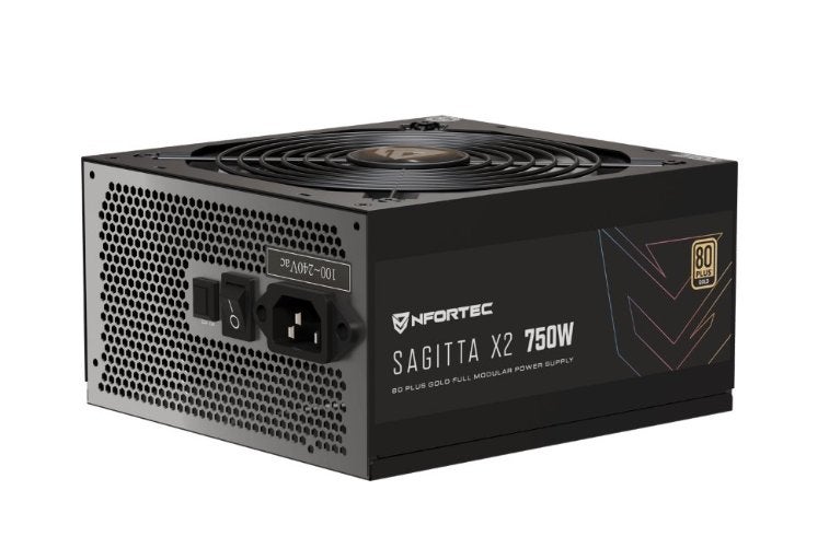 Nfortec Sagitta X2 750W Full Modular 80 Gold Silent ATX 31, Ophalen of Verzenden, Nieuw