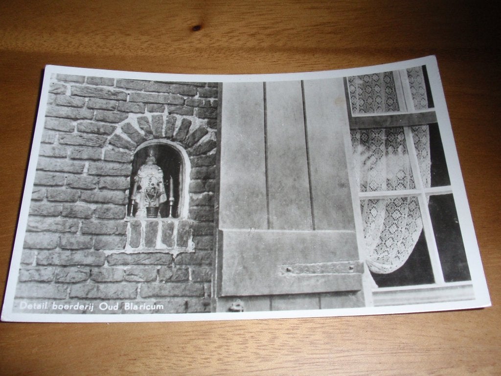 Detail boerderij Oud Blaricum Uitg Boekhandel Laren ( Gooi ), Verzenden, 1940 tot 1960, Gelopen, Noord-Holland