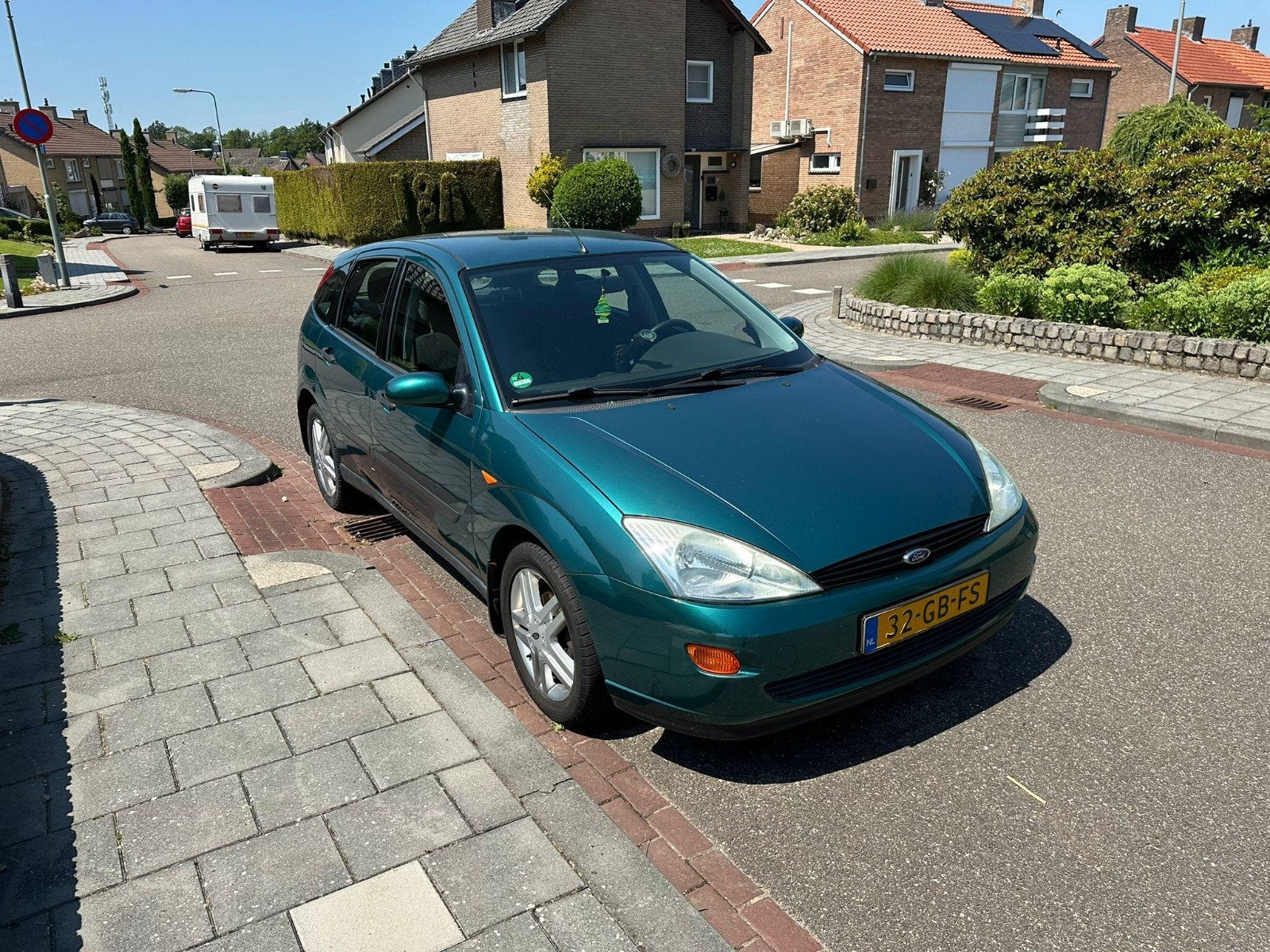 Ford Focus 1.6 I 2000 Groen, Auto's, 1596 cc, Stof, 1052 kg, 4 cilinders