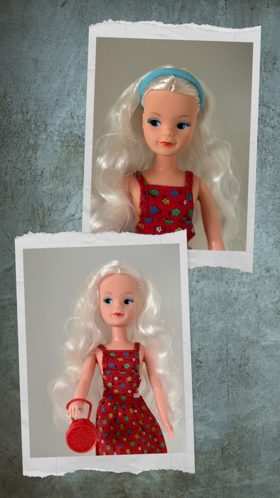 Vintage Sindy Pop -Herworteld Platinum Blond Haar-, Ophalen of Verzenden, Gebruikt, Overige typen