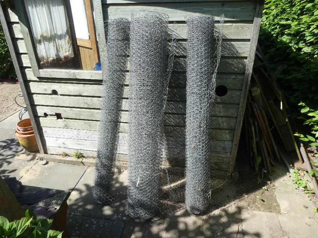 3 rollen gaas, Tuin en Terras, Gaas en Draad, Ophalen, Gebruikt, Minder dan 10 meter, Gaas