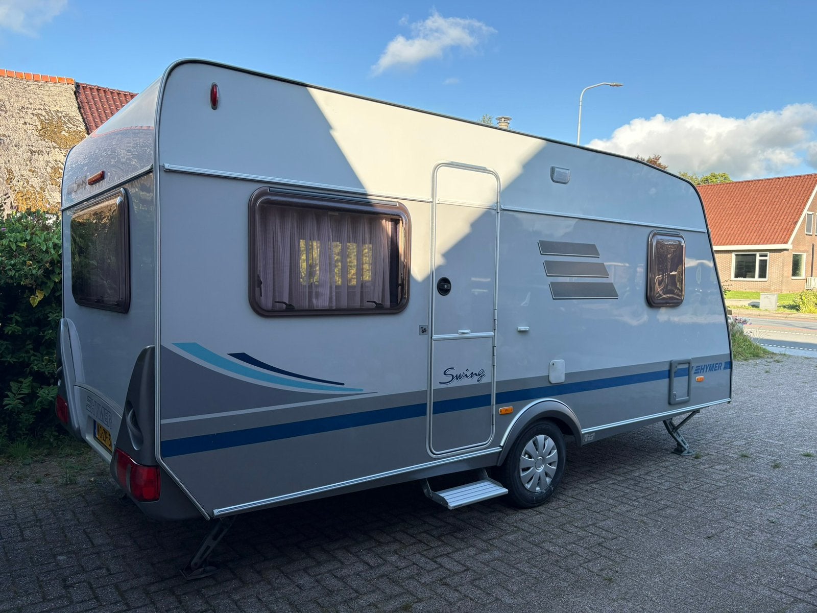 Hymer Eriba 465, Caravans en Kamperen, Rondzit, Frans bed, Schokbreker, Particulier