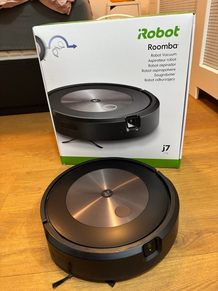 Roomba j7 robotstofzuiger met originele verpakking, Witgoed en Apparatuur, Stofzuigers, Ophalen, Gebruikt, IRobot, Robotstofzuiger