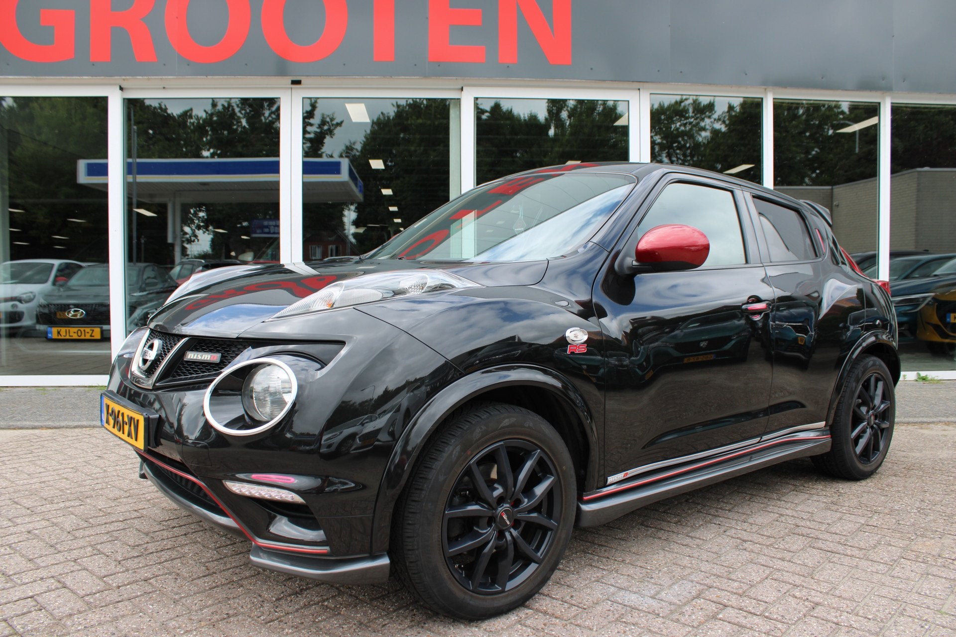 Nissan Juke 1.6 Turbo NISMO All-Mode (bj 2013, automaat), Auto's, Nissan, 1618 cc, Gebruikt, Zwart, 4 cilinders