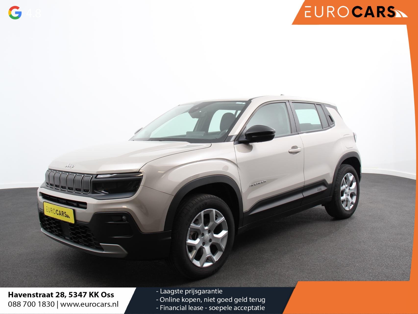 Jeep Avenger 1.2 e-Hybrid Altitude Automaat Climate control, Auto's, Stof, Gebruikt, 1199 cc, Parkeersensor
