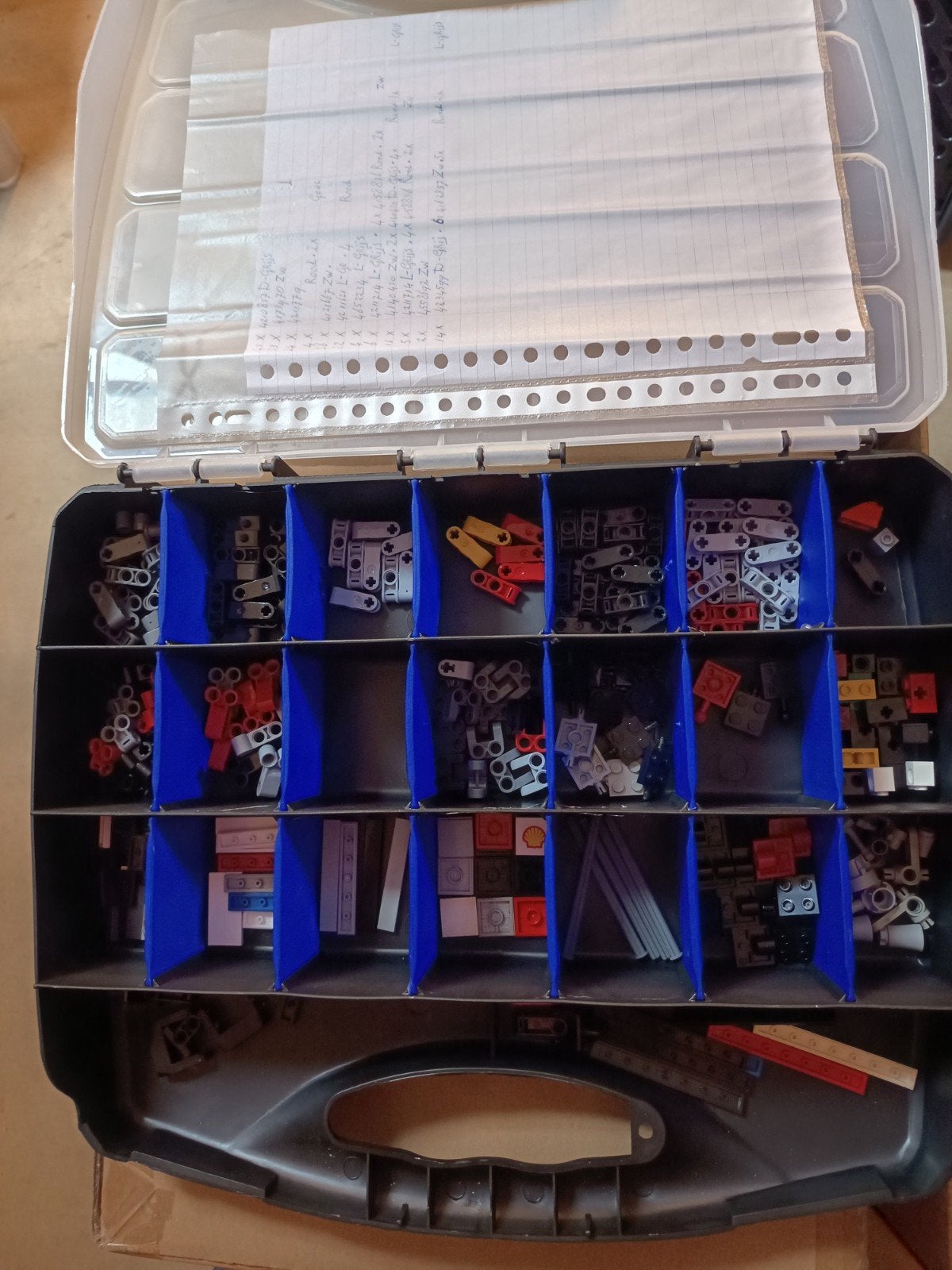 Grote partij LEGO Technic onderdelen, 15 bakken, Ophalen, Zo goed als nieuw