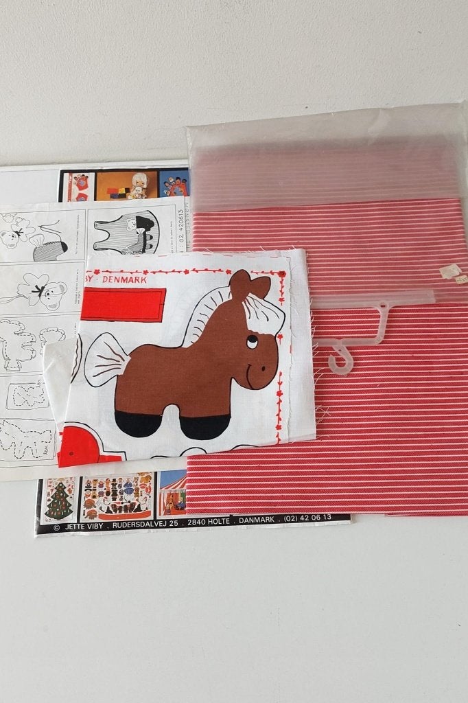Vintage Jette Viby Denemarken DIY Naai Stoffen Paard, Eu, Eu, Overige typen, Ophalen of Verzenden