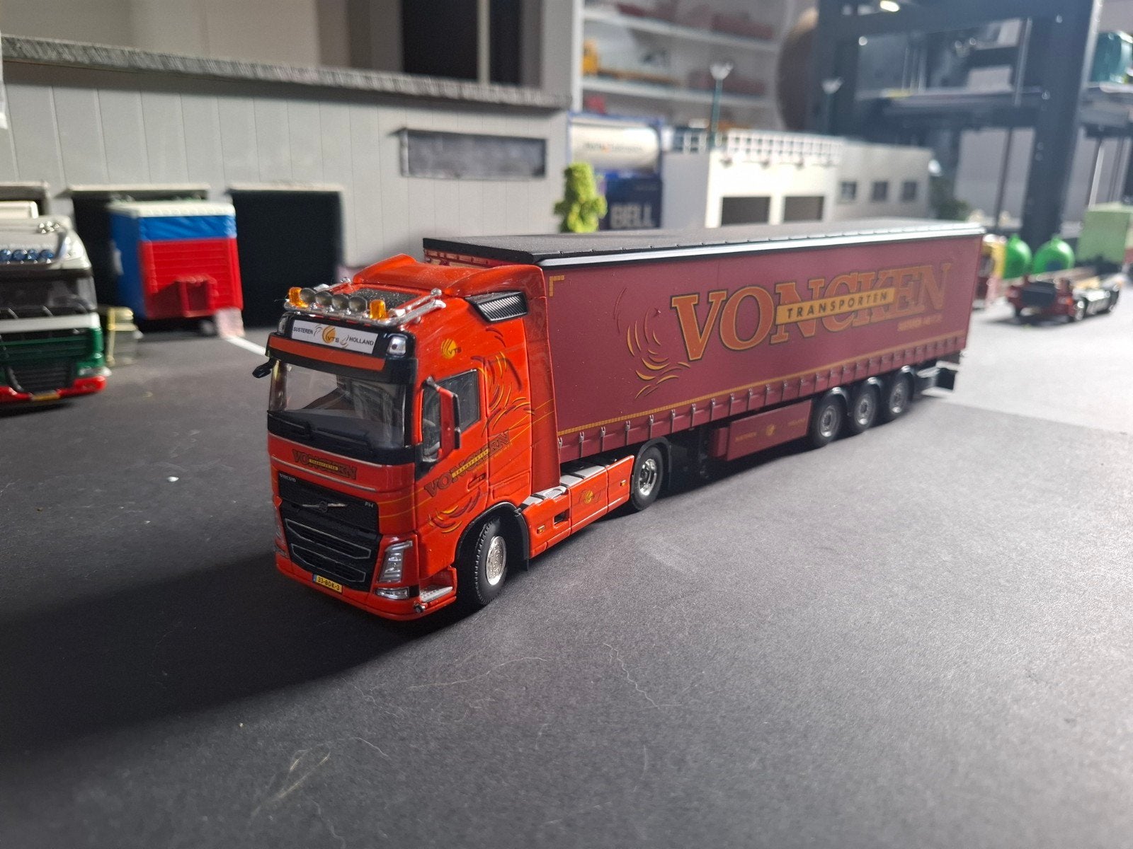 volvo voncken transport Susteren, Hobby en Vrije tijd, Modelauto's | 1:50, Ophalen of Verzenden, Nieuw, Bus of Vrachtwagen, Wsi