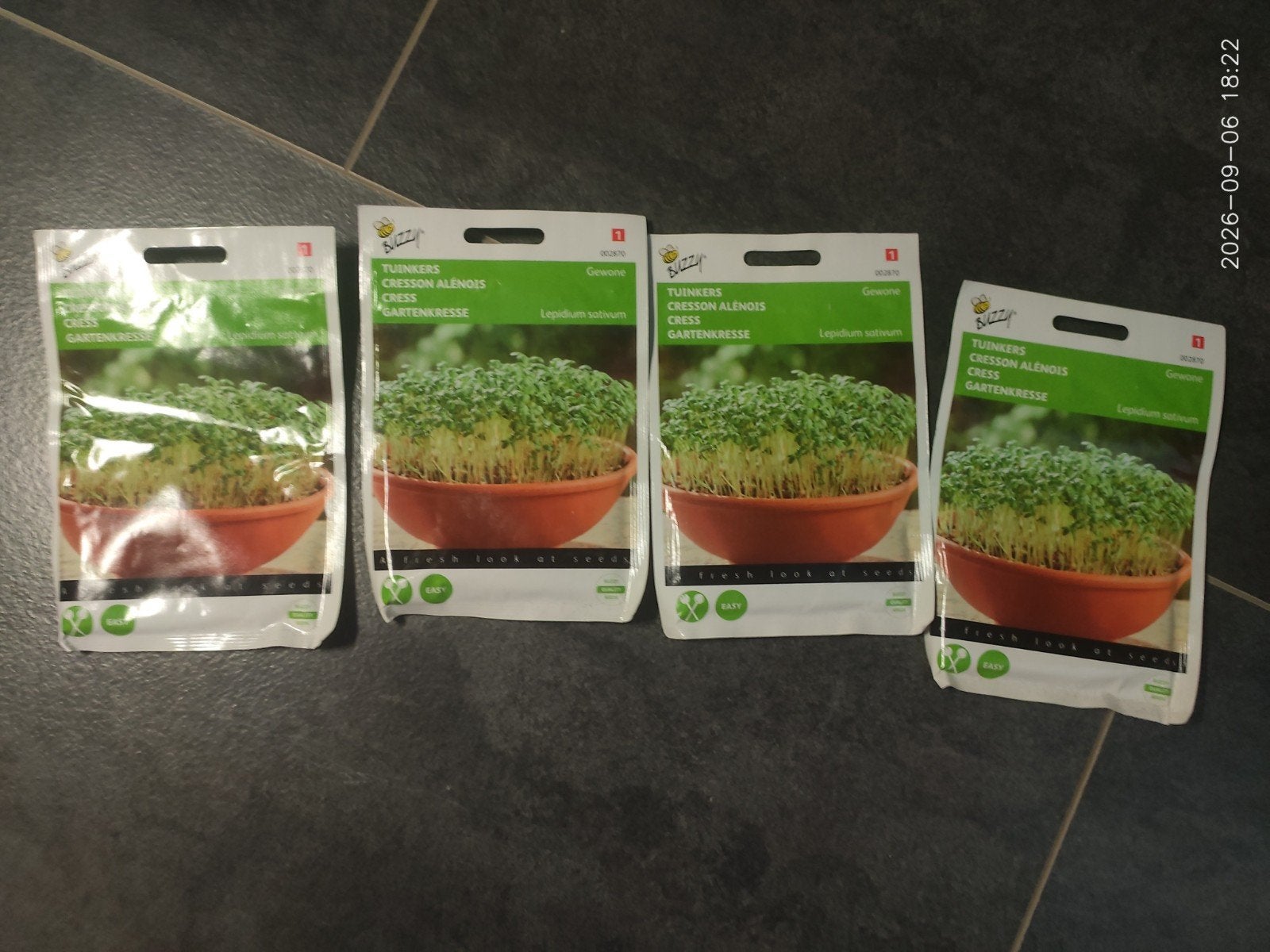 tuinkers zaden, Tuin en Terras, Ophalen, Nieuw
