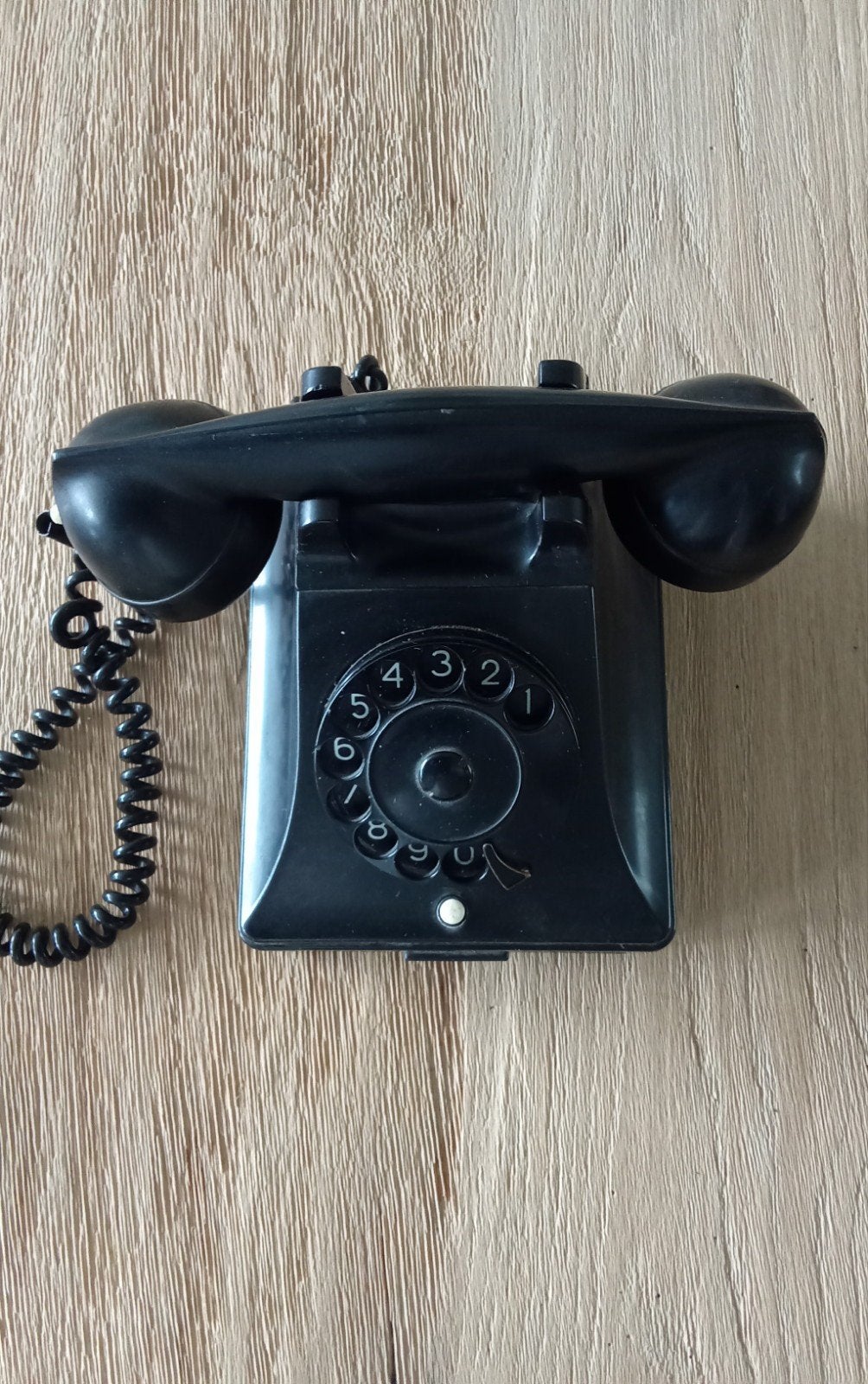 Oude telefoon, Telecommunicatie, Vaste telefoons | Niet Draadloos, Ophalen of Verzenden, Gebruikt, Met draaischijf