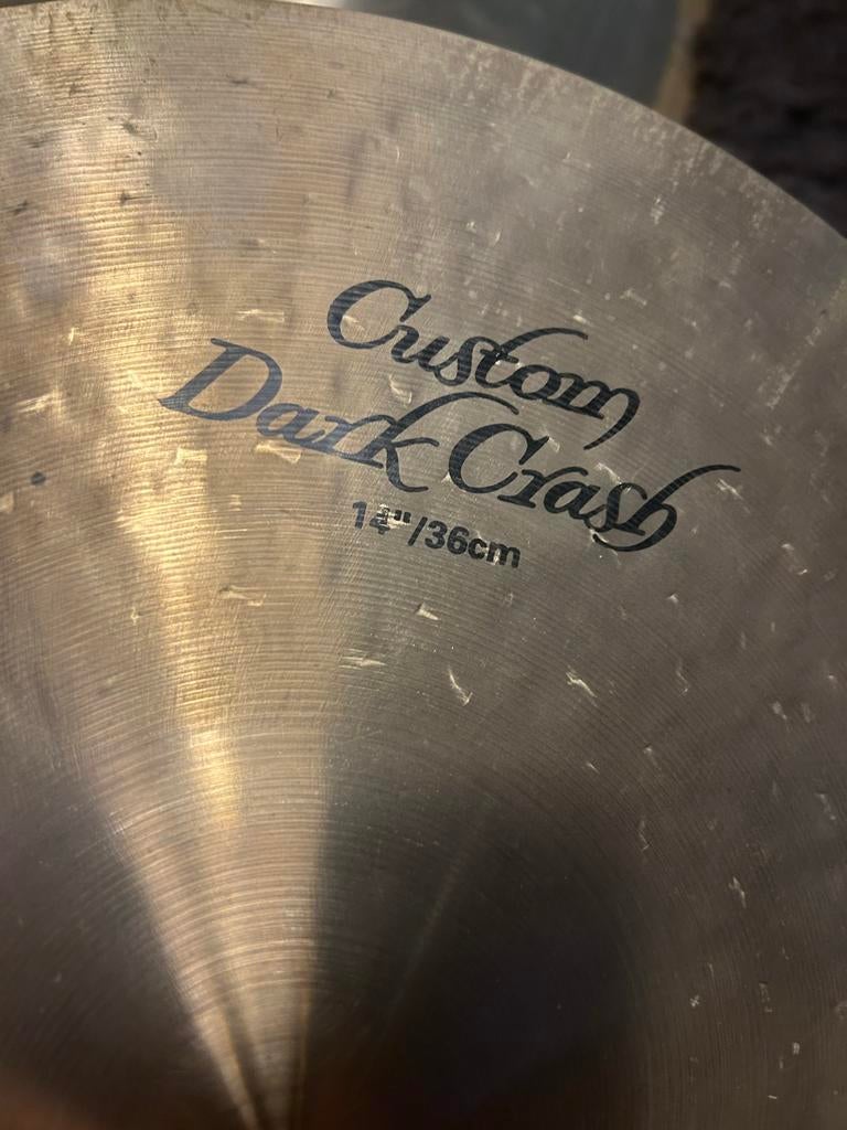 14” Zildjian K Custom Dark Crash - 2009, Usa, Advertentie@hermanJager.nl, Drums of Percussie, Ophalen of Verzenden