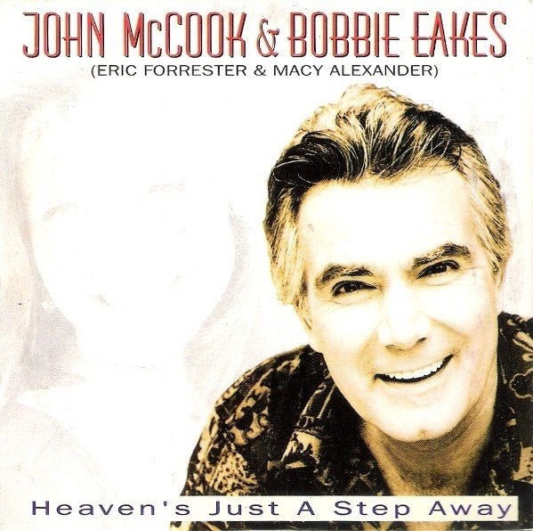 JOHN MCCOOK & BOBBIE EAKES CD SINGLE HEAVEN'S JUST A STEP, Ophalen of Verzenden, Zo goed als nieuw, Pop