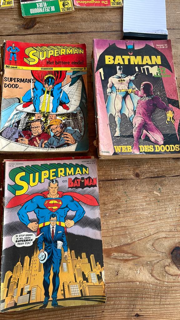 Vintage Superman & Batman Comics - Classics Reeks, Boeken, Strips | Comics, Meerdere comics, Ophalen of Verzenden, Gelezen, Amerika