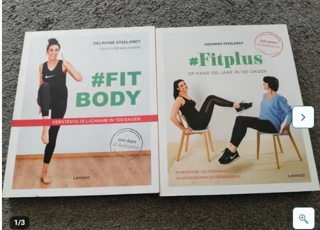 FITBODY en #FITPLUS van Delphine Steelandt, Ophalen of Verzenden, Zo goed als nieuw, Delphine Steelandt