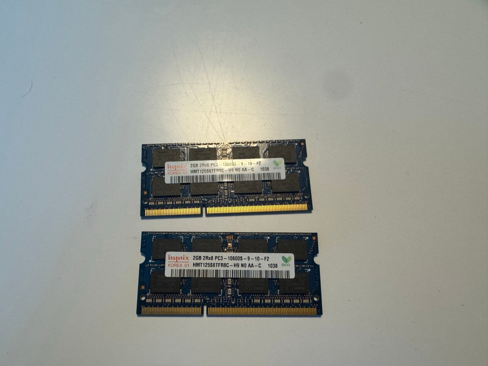 Hynix 4GB (2x 2GB) DDR3 RAM Geheugen voor Laptop, Computers en Software, RAM geheugen, DDR3, Ophalen of Verzenden, Zo goed als nieuw