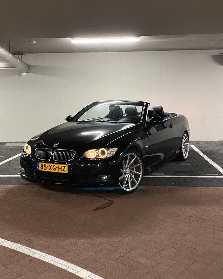 BMW 3-SERIE 325i HIGH EXECUTIVE AUT E93 CABRIO ORIGINEEL NL, Lichtsensor, Achterwielaandrijving, Zwart, Cabriolet